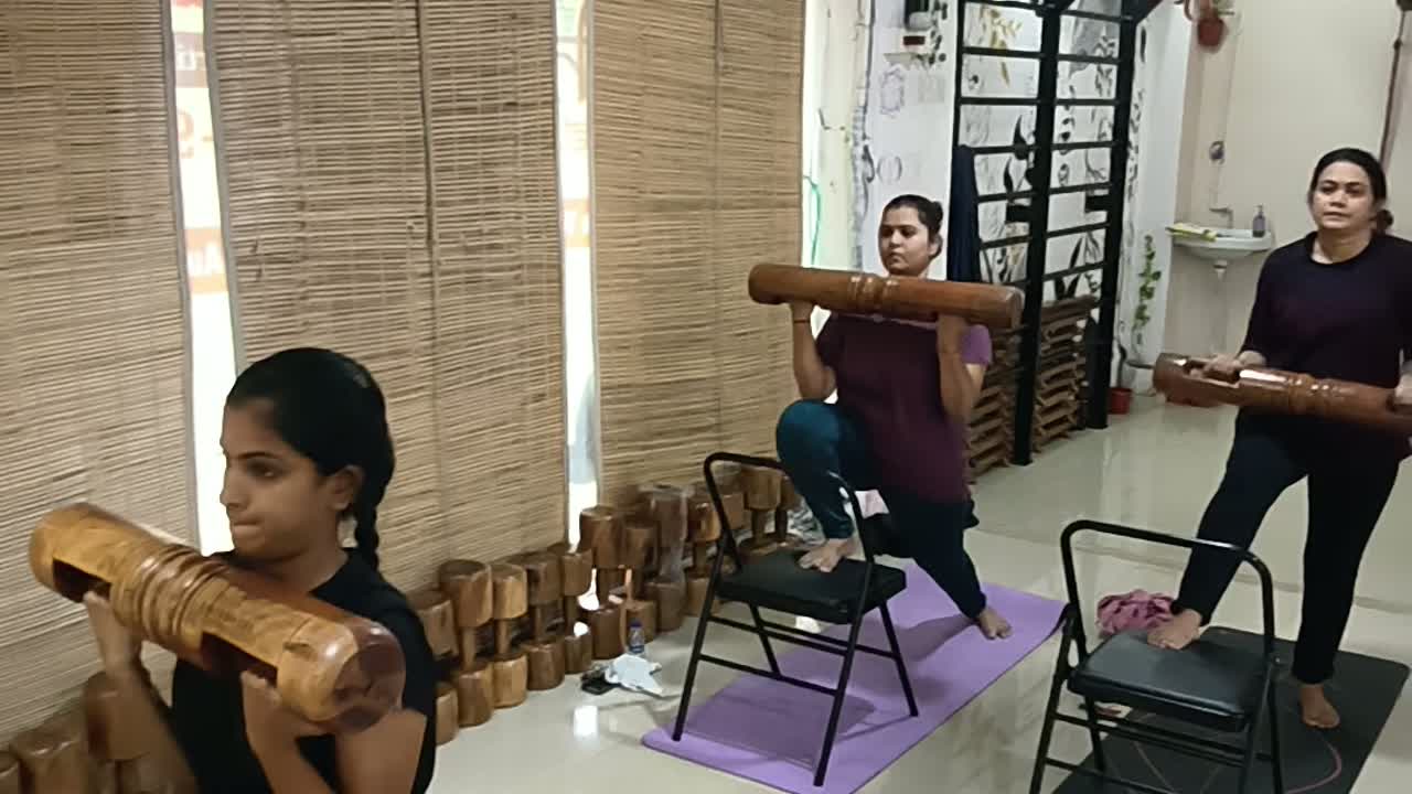 Hatha yoga session in Surat